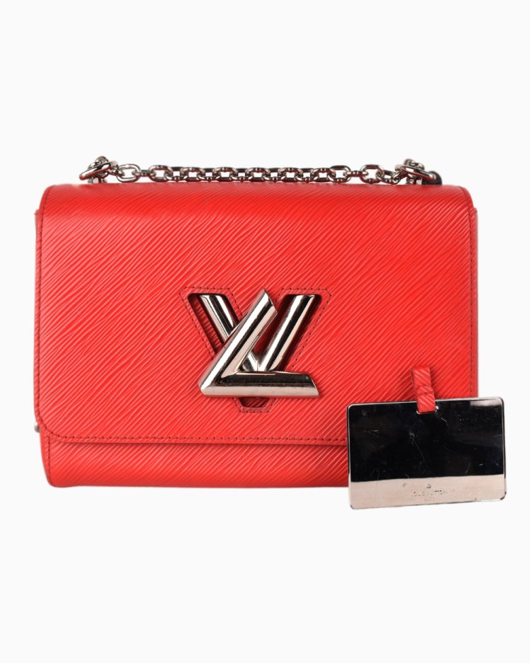 Bolsa Louis Vuitton Original Coquelicot Epi Twist MM feminina